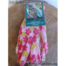 Gloves With Pu, Light Blue, D8