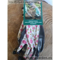 Перчатки с нитриловым покрытием, серые, размер 8