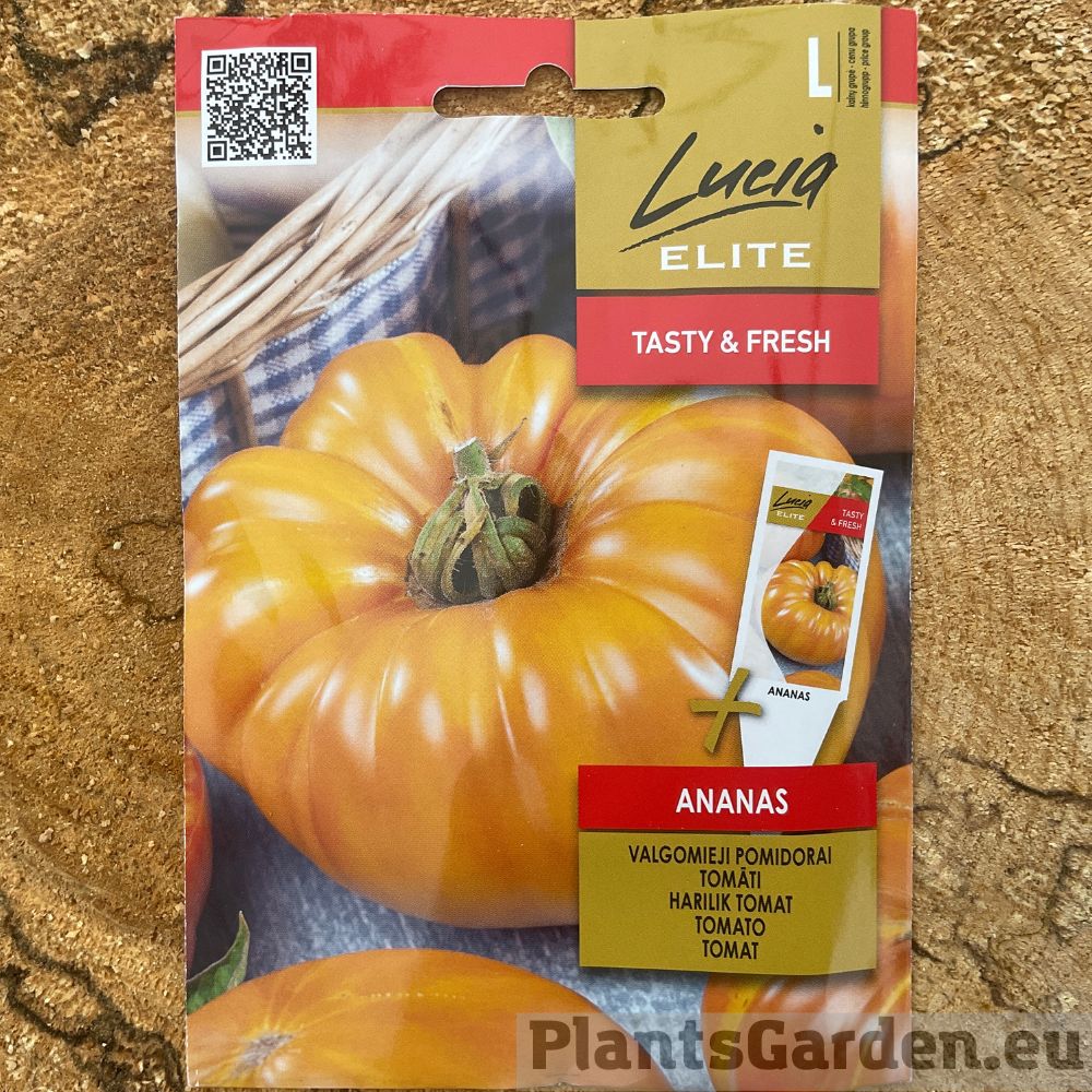 Magus lihakas tomatisort Ananas läbilõikes marmorja sisuga